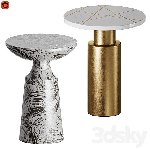 Set of coffee tables Kesbury and Stand M