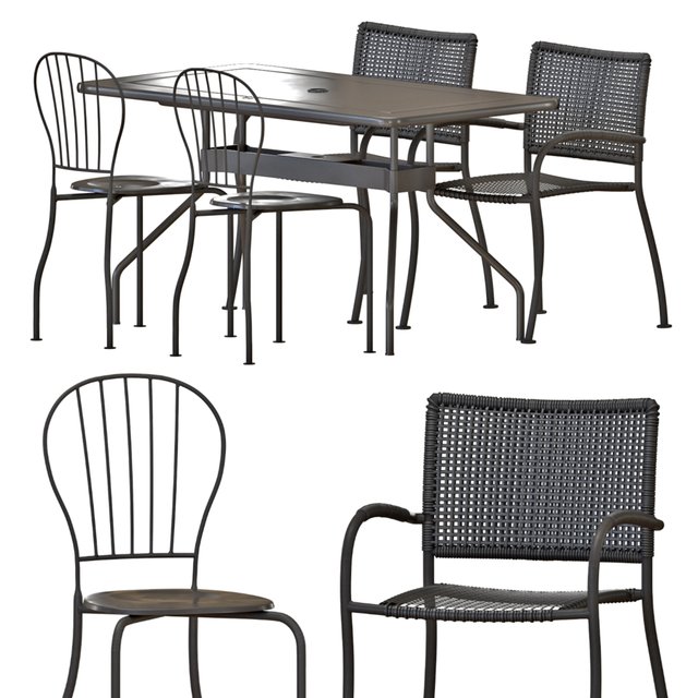 IKEA VIHOLMEN Table And Chairs