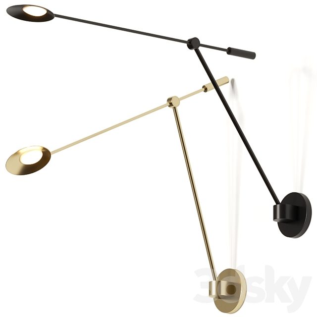Kuzco Lighting Rotaire Arm Wall Lamp