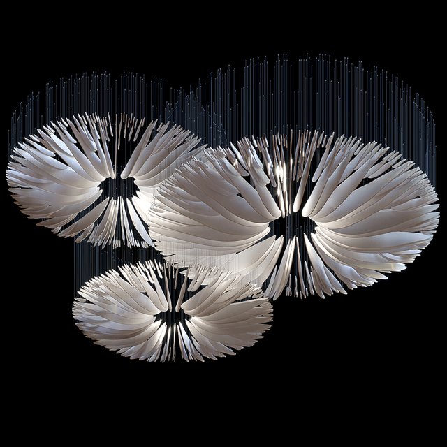 Decorative composition — oudemansiella, mushroom, Vargov®Design - LC0088