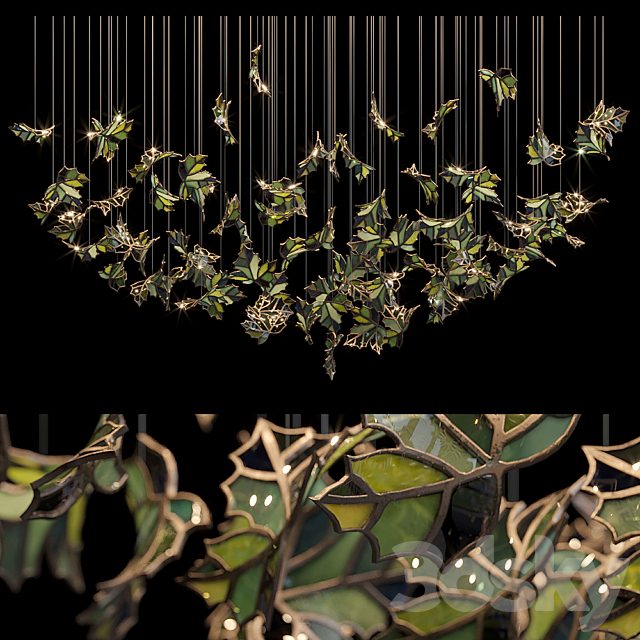Decorative composition — stained, glass, Vargov®Design - LC0091