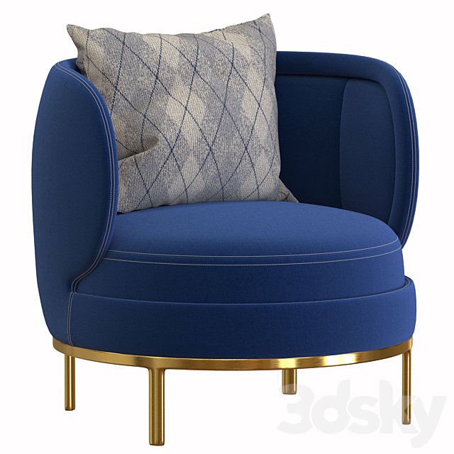 Wittmann Vuelta Swivel Lounge Armchair Designed by Jaime Hayon