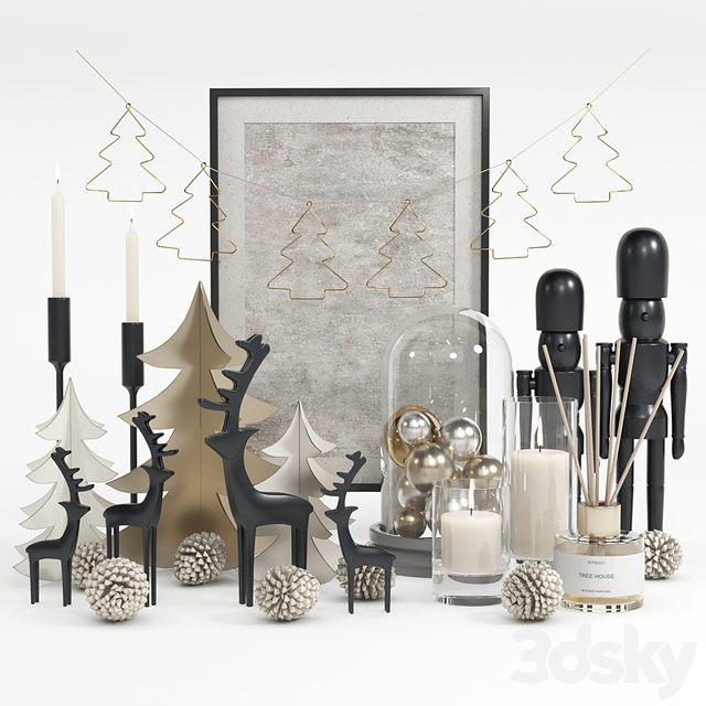 Decorative set 04 - Christmas Decoration
