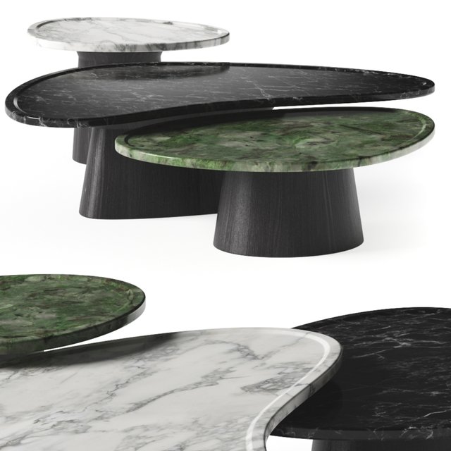 Contemporary Bunching Coffee Tables