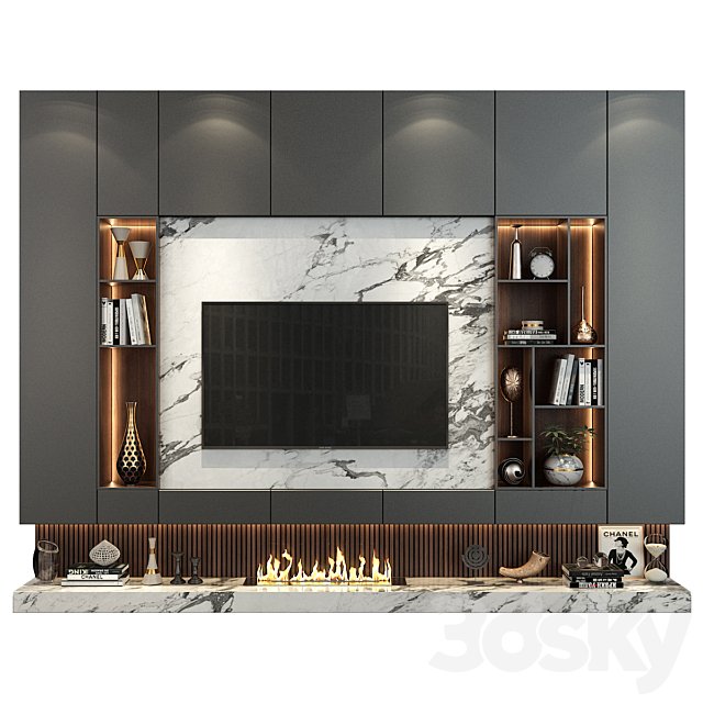 TV wall set 279