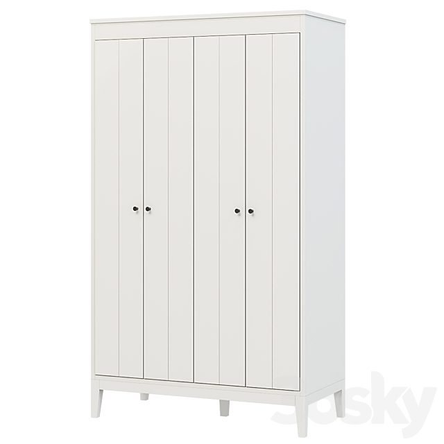 IDANÄS IDANES Wardrobe, white121x211