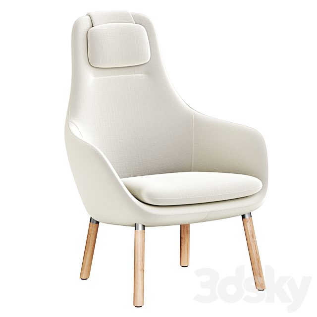 Vitra hal lounge armchair