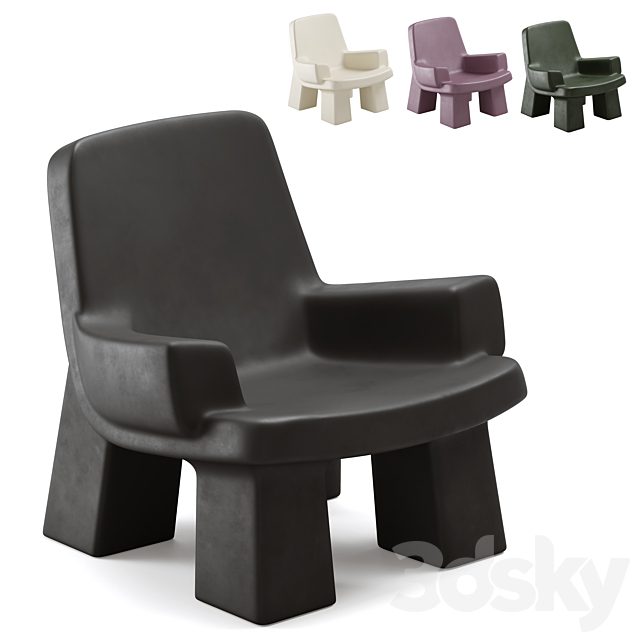 Armchair Faye Toogood Fudge Chair