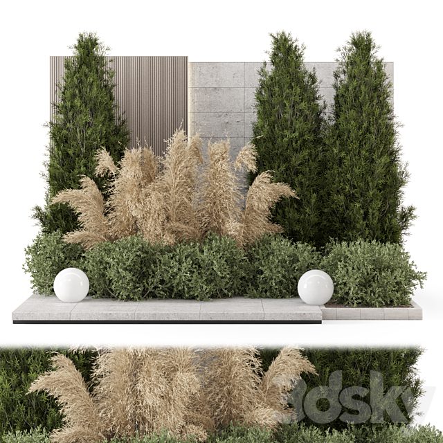 Backyard and Landscape Set Bush and Tree Set 3725