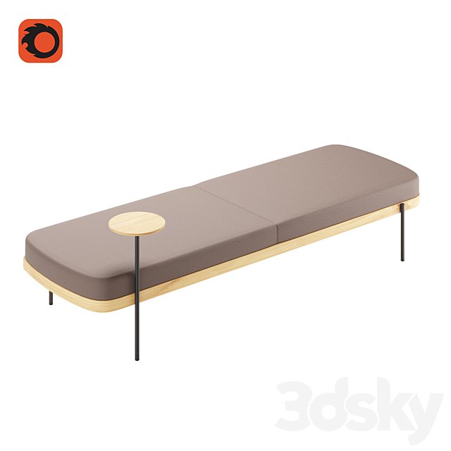 Bench Abisko AB 3P00 from True Design