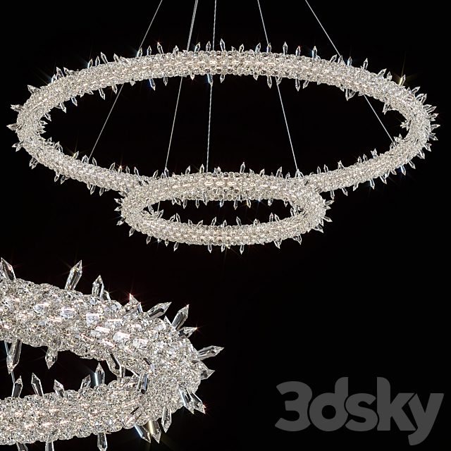 Hanging chandelier Lorenza by GLCrystal d80 * 40cm