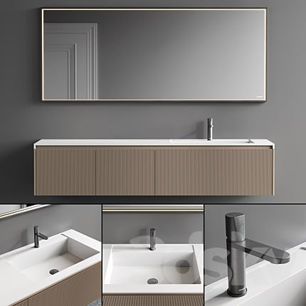 Antonio Lupi Design Binario 03 Vanity Unit Set 7