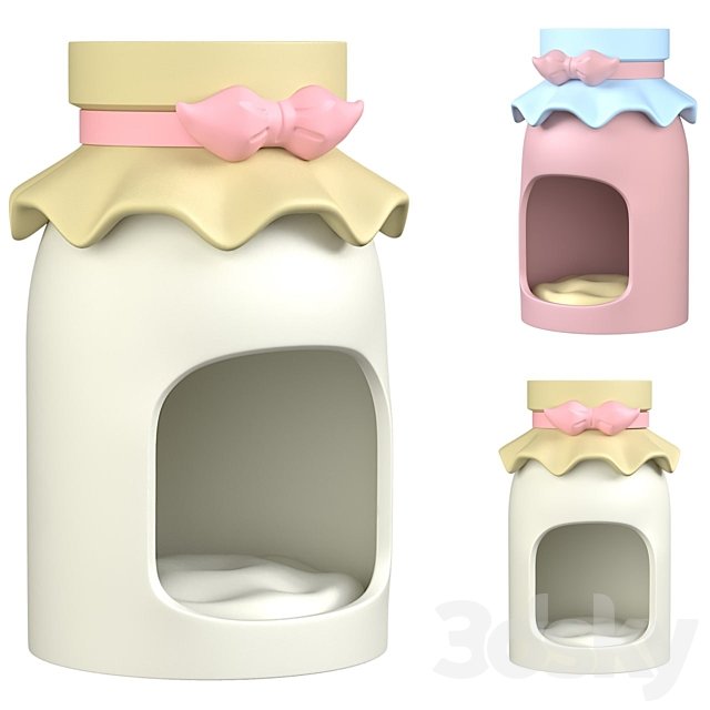 Nordic Milk Bottle Statue Decorative Table