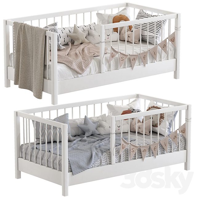 Unique Kids Wooden House Bed