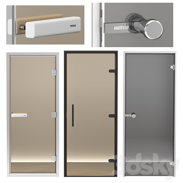 Hamam Turkish Sauna Glass Doors
