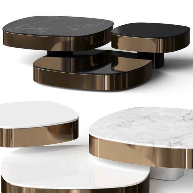 Chrysler Coffee Tables by Jose Martinez Medina