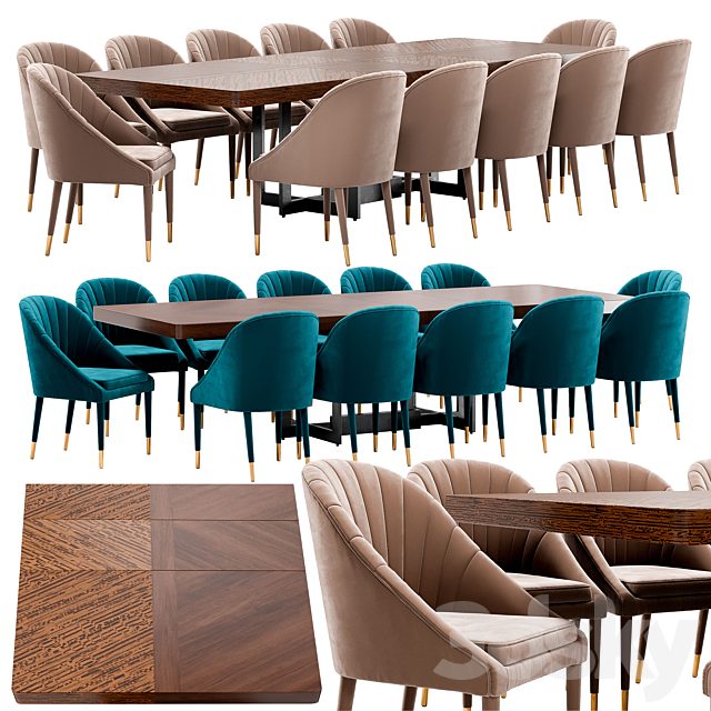 Garda Decor dining chair and Santa Barbara table