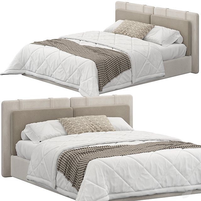 Minotti tatlin soft bed