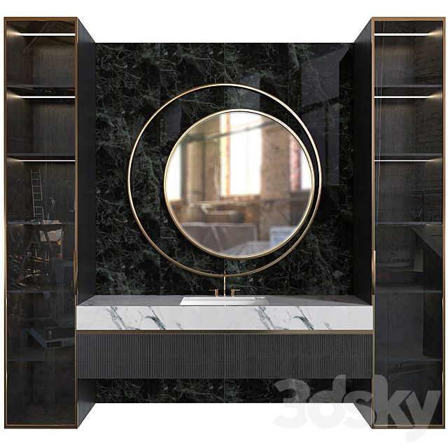 Bathroom Furniture Set 04