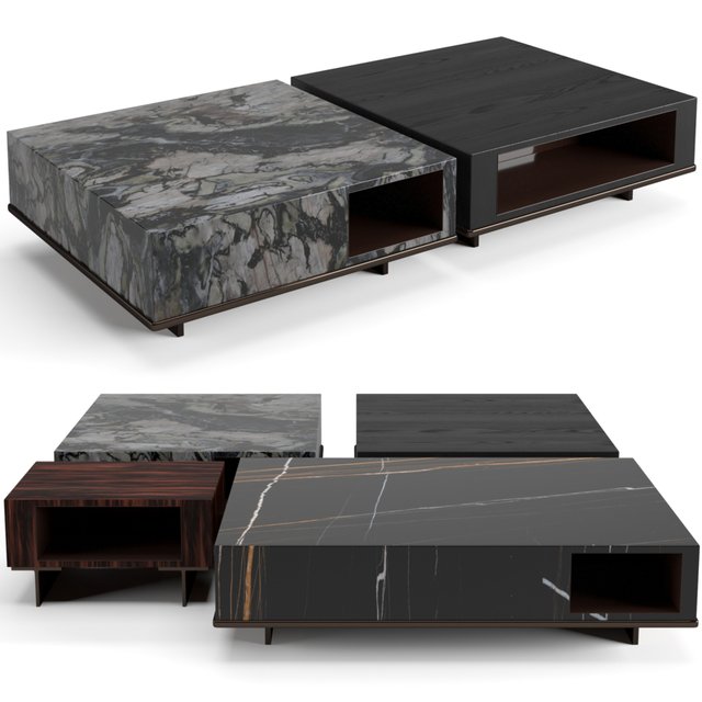 Minotti Roger coffee tables set