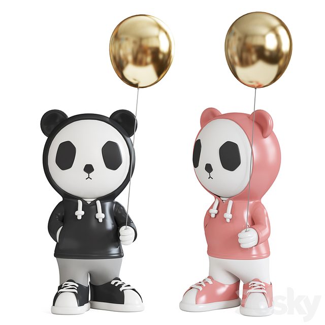 panda sculpture