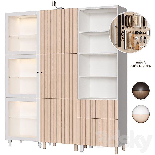 Ikea Bestå / Björköviken Wardrobe
