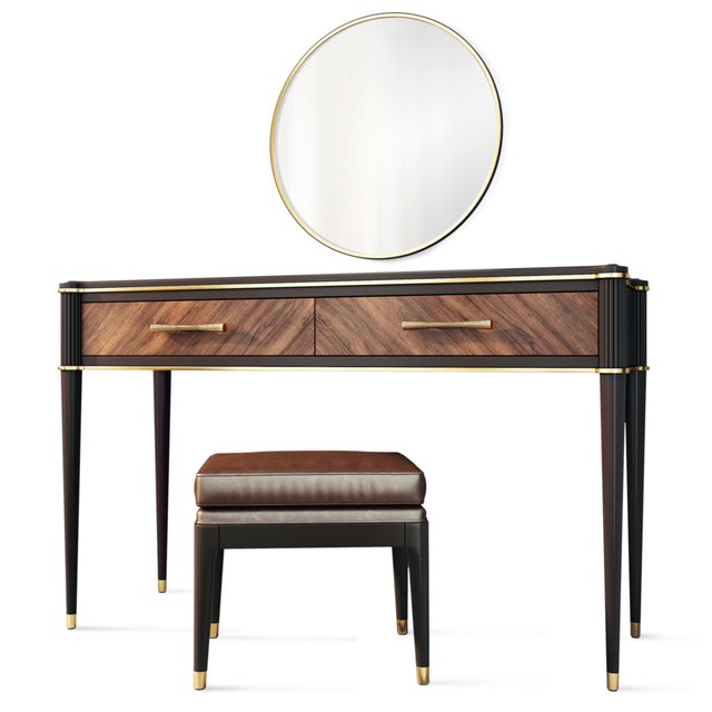 Dressing table / console with mirror Venice. Dressing table, vanity by Classico Italiano