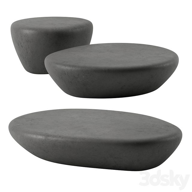 Stony Coffee tables by Minotti
