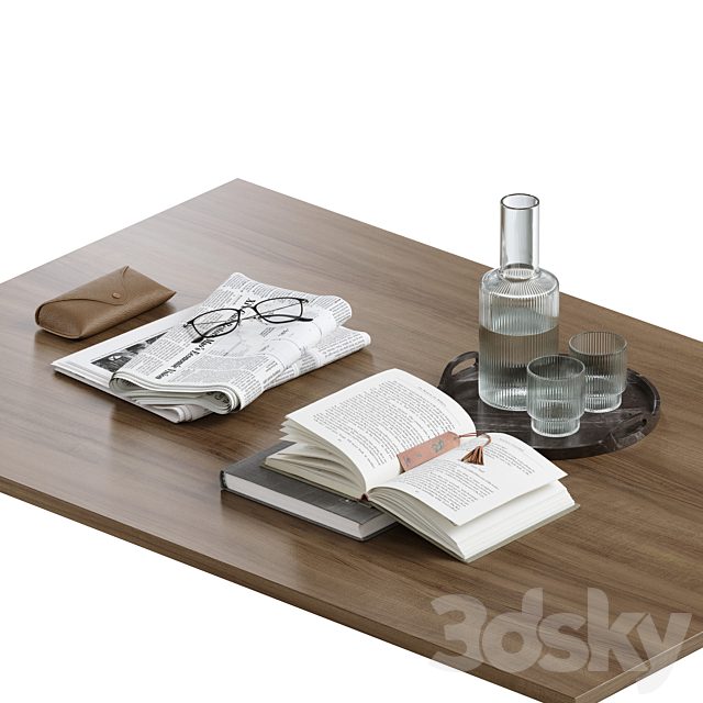 coffee table decor set 002