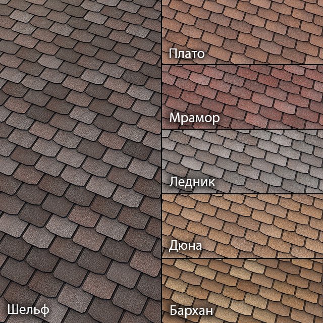 Flexible tile TECHNONICOL SHINGLAS Modern