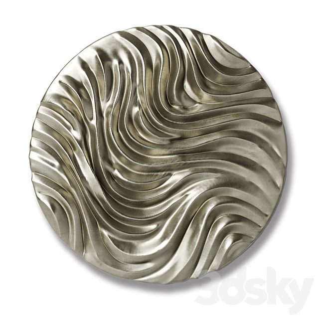 Round Wall panel Wave Circle wall panel