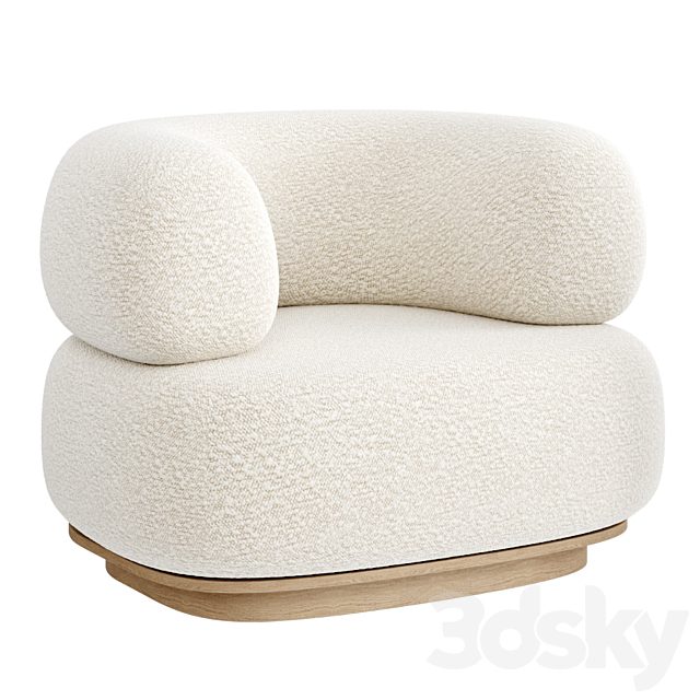 Split armchair