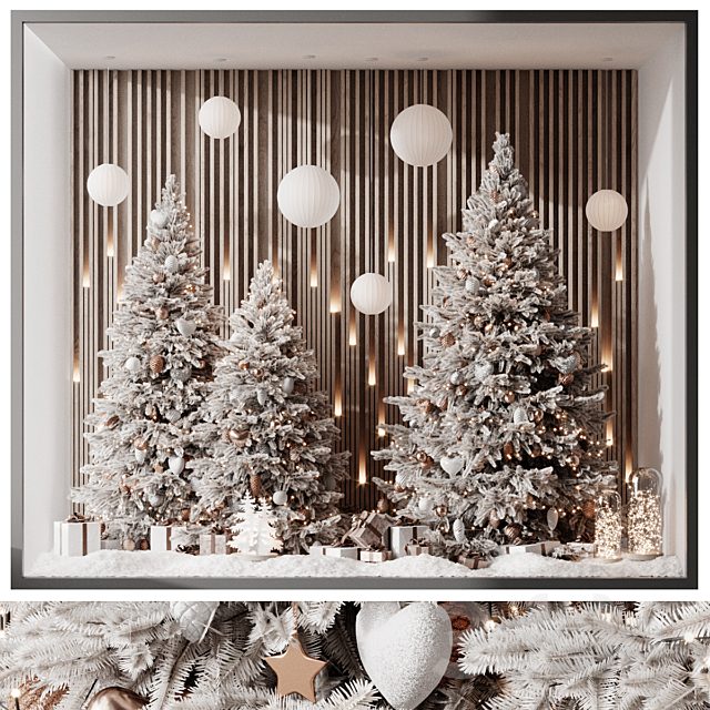 New Year's showcase of the wall panels store