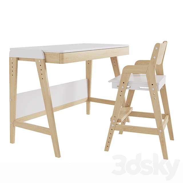 Growing table and chair for Woody baby