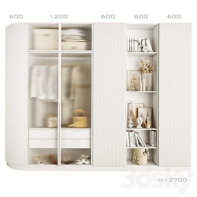 Wardrobe in bedroom 2