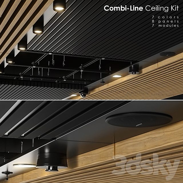 Combi-Line ceiling Kit