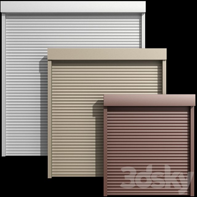 Blind roll shutter for windows and doors