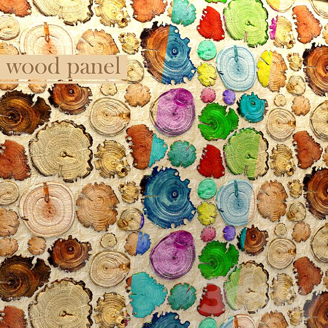 Decor for wall. Panel. 3D