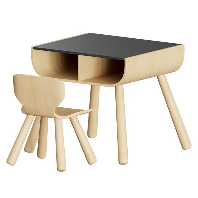 Plan Toys Black Table and Chair