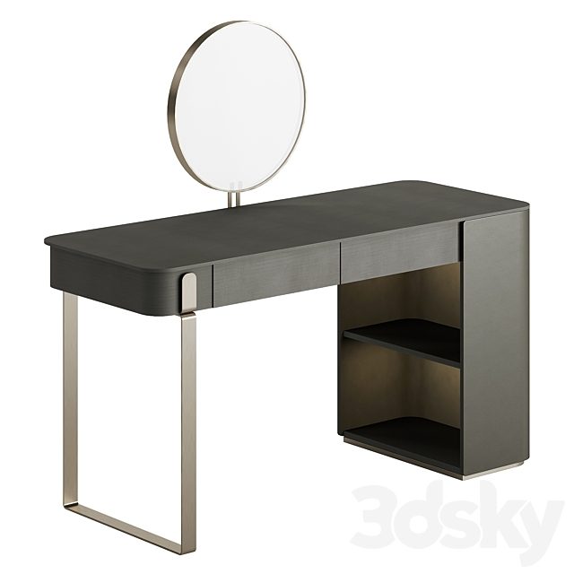 Parisienne Capital with Mirror Lady Desk