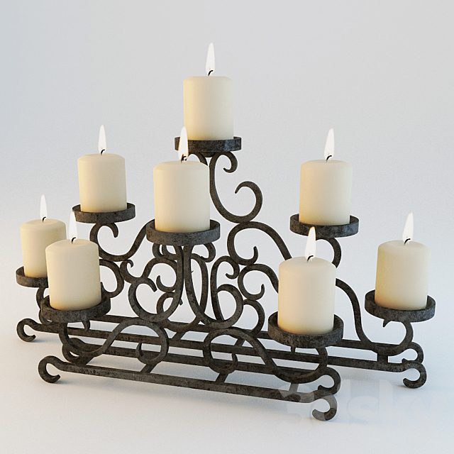 Fireplace a chandelier