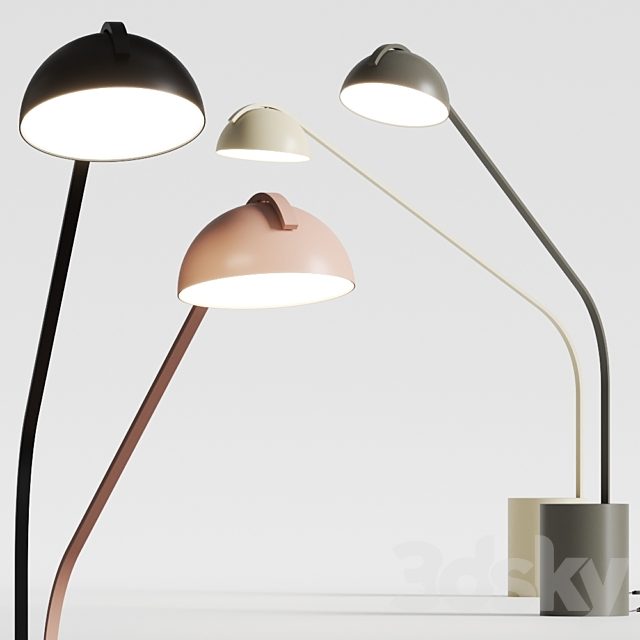 Kettal Half Dome Arc Floor Lamps