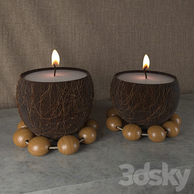 Candles coconut