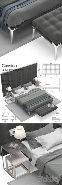 Cassina L26 27 volage, 261 Note