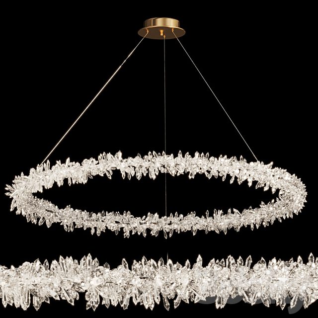 Crystal ring chandelier SIBYL XL