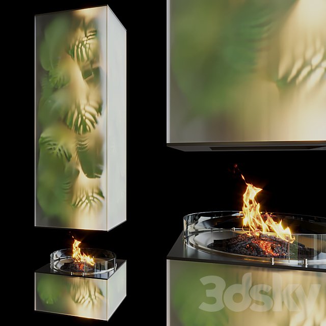 Fireplace decor — hearth, flame, Vargov®Design - LC0248