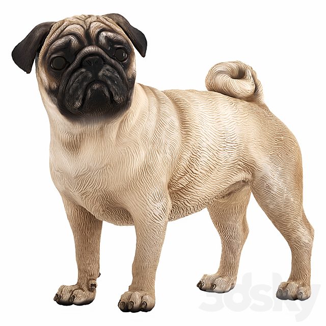 Decorative figurine of a dog