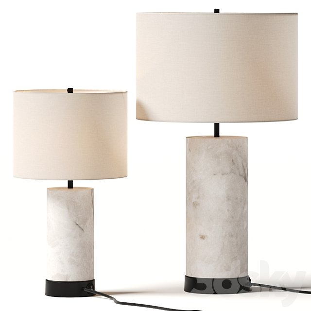 Pottery Barn Windham Alabaster Table Lamps
