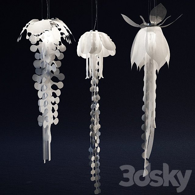 Jellyfish chandelier