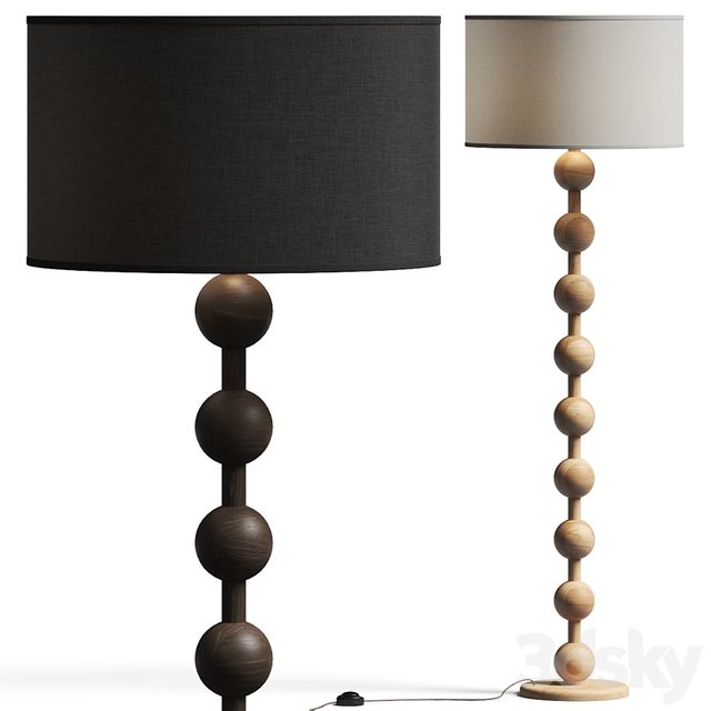 Hugo Barbell Floor Lamp